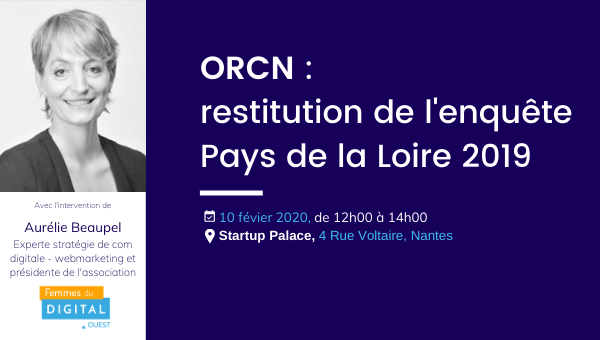 Speaker | Restitution de l&rsquo;enquête 2019 de l&rsquo;ORCN