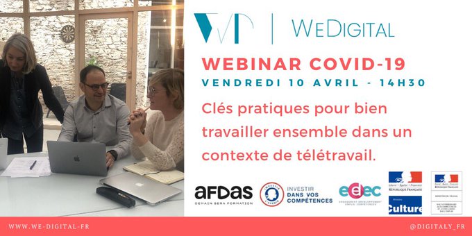 Webinaire | Clés pratiques pour bien télé-travailler ensemble