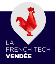 logo de la French Tech Vendée avec un cop rouge